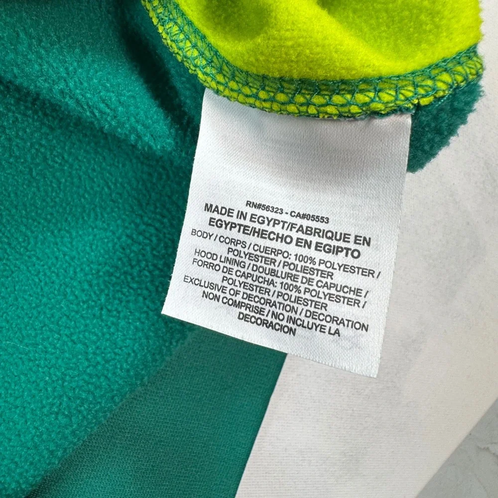 Nike Therma-FIT Mens Hoodie Green Neon Yellow Pullover Sweatshirt Size L